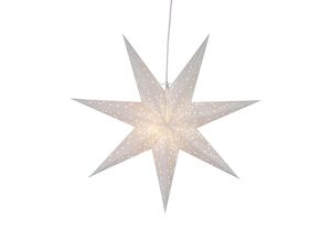 7391482020543 - Star Trading Weihnachtsstern Galaxy von Star Trading 3D Papierstern Weihnachten in Weiß Dekostern zum Aufhängen mit Kabel E14 Fassung Ø 60 cm