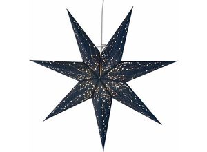 7391482020550 - Star Trading Weihnachtsstern Galaxy von Star Trading 3D Papierstern Weihnachten in Blau Dekostern zum Aufhängen mit Kabel E14 Fassung Ø 60 cm