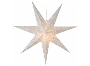 7391482020581 - Star Trading Deutschland Gmbh - Weihnachtsstern Galaxy von Star Trading 3D Papierstern Weihnachten in Weiß Dekostern zum Aufhängen mit Kabel E14