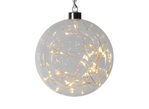 7391482021823 - Glaskugel Glow mit 40 led 15cm - Best Season