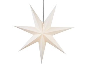 7391482026859 - Star Trading Weihnachtsstern Frozen von Star Trading 3D Papierstern Weihnachten in Weiß Dekostern zum Aufhängen mit Kabel E14 Fassung Ø 100 cm