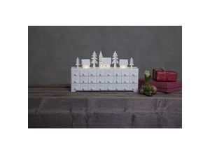 7391482030764 - Star Trading - Adventskalender Yuletide 4 warmwhite led 38x23