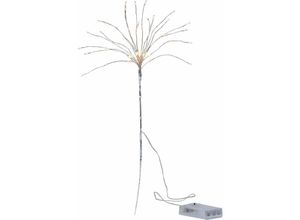 7391482031419 - Star Trading - 710-32 Weihnachtsdekoration feuerwerk firework led 60X006W Stahl silber H42cm Ø25cm mit Schalter ein aus