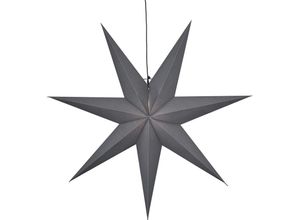 7391482032331 - Star Trading Weihnachtsstern Ozen von Star Trading 3D Papierstern Weihnachten in Grau Dekostern zum Aufhängen mit Kabel E14 Fassung Ø 100 cm