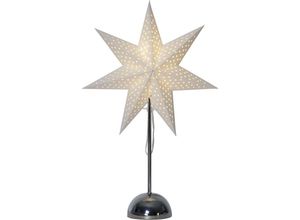 7391482035097 - Star Trading - Standleuchte Stern Lottie Metall Papier beige