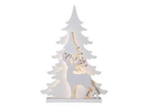 7391482044082 - Star Trading LED Weihnachtsdeko Grandy von Star Trading Weihnachtsmotive für innen und außen aus Holz in Weiß Tanne und Hirsch mit Kabel Höhe 70 cm IP44 7391482044082 - Star Trading LED Weihnachtsdeko Grandy von Star Trading Weihnachtsmotive für innen und außen aus Holz in Weiß Tanne und Hirsch mit Kabel Höhe 70 cm IP44