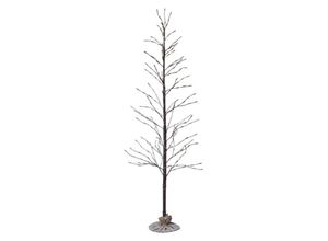 7391482044556 - LED-BäumchenTobby Tree braun 150 cm 196 warmwhite LED ca 70x150 cm outdoor