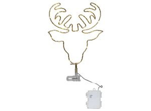 7391482044891 - Star Trading - 089-91 Weihnachtsdekoration aufsatz stern topsy led 25X006W Stahl Kunststoff gold L23cm B1cm H32cm IP44 mit Schalter ein aus