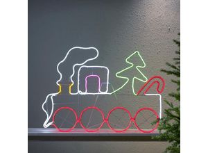 7391482045355 - Led Silhouette Neoled Weihnachtszug in Mehrfarbig - multicolour - Star Trading