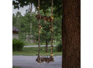 7391482046673 - Led Lichterkette Akku in Schwarz 160x 006W IP44 - black - Star Trading