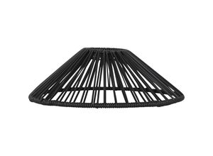 7391482046864 - Lampenschirm Vide Rattan Schwarz E27 Außenbereich ⌀ 25 cm - Star Trading