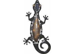 7391482049698 - Star Trading Deutschland Gmbh - Star LED-Solar-Wanddeko Gecko Eidechse