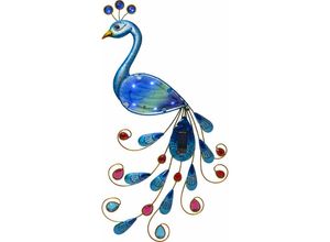 7391482050632 - Star Trading Deutschland Gmbh - LED-Solar-WanddekoPeacock Pfau ca 27x52 cm bunt