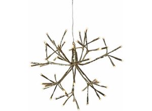 7391482051363 - Dekoration Außen Firework® Hängelampe Gold led Warmweiß Außenbereich 30 cm - Star Trading