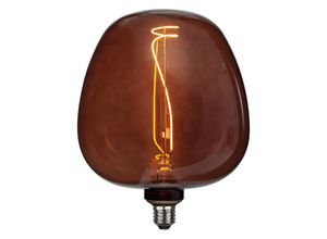 7391482056702 - Star Trading LED Leuchtmittel E27 Globe - G200 Cognac Apple 2W