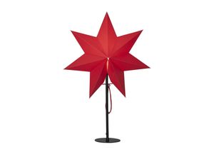 7391482056955 - Tischleuchte Mixa in Rot und Schwarz E14 - red - Star Trading