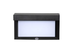 7391482057112 - Led Solar Wandleuchte Valla in Schwarz 002W 800lm - black - Star Trading