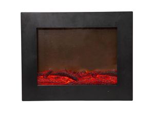 7391482058935 - Star Trading Laterne Fireplace Kaminlicht Schwarz LED Timer Dekoration 50 cm