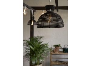 7391482058966 - Star Trading - Lamp Shade Runde schwarz 37 5x29cm