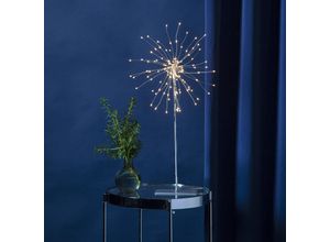 7391482060082 - LED-Dekoleuchte Firework 3D silbergrau Höhe 50cm