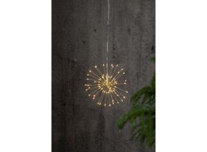 7391482060129 - Star Trading Deutschland Gmbh - 3D-LED-Hängestern Firework silber 16x16 cm 80 warmweiß led 3m Kabel Trafo