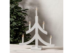 7391482062024 - Led Tischleuchte Pagod in Weiß 5x 3W - white - Star Trading