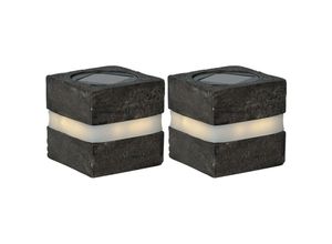 7391482062604 - Star Trading - led Solardeko Stonecube 2er Set