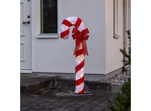 7391482062703 - LED-Figur Candycane rot-weiß Höhe 120 cm Kunststoff IP44