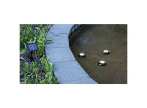 7391482063229 - LED-Solar-Wasserlicht Water Light 3 Spots schw