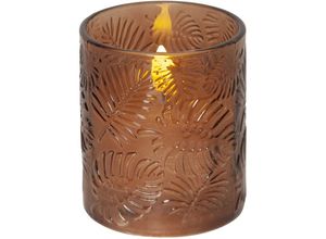 7391482064974 - Star Trading - led Kerze Flamme Leaf aus Wachs