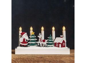 7391482065476 - Led Tischleuchte Billy in Weiß und Mehrfarbig 5x - white - Star Trading