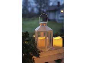 7391482067272 - Best Season - Star Trading Kerze Paul Stumpenkerze Beige led Timer Gelb Außenbereich 75 cm