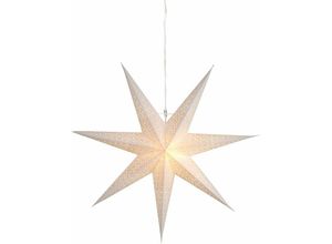 7391482231222 - Star Trading Deutschland Gmbh - Weihnachtsstern Dot von Star Trading 3D Papierstern Weihnachten in Weiß Dekostern zum Aufhängen mit Kabel E14