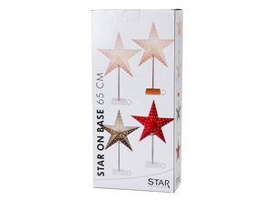 7391482233059 - Star Trading Deutschland Gmbh - Star Leo Standleuchte Papier Beige Braun 60 x 43 cm