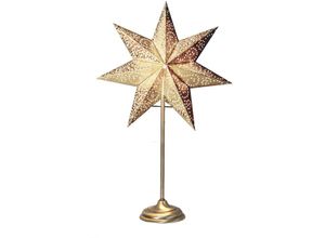 7391482234605 - Star Trading - Best Season Antique Standleuchte Papier Gold 55 x 34 cm