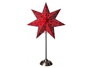 7391482234629 - Star Trading - 234-62 Weihnachtsdekoration papierstern antique E14 1X25W Stahl silber L34cm B14cm H55cm mit Kabelschalter