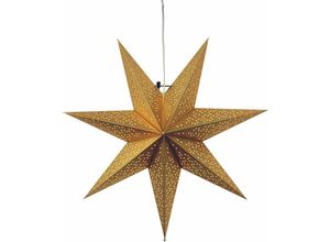 7391482237279 - Star Trading Deutschland Gmbh - Best Season Papierstern Dot 54 cm Material Papier circa ø 54 cm inklusive Kabel gold 237-27