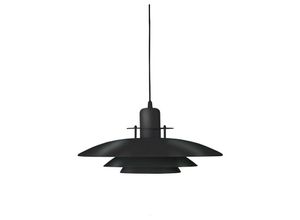 7391534092634 - - Primus 43cm Dome Pendelleuchte Schwarz 1x E27