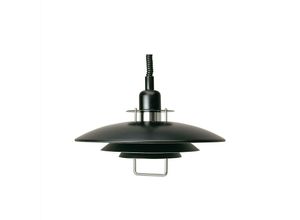 7391534114015 - Primus - 1 Light Dome Deckenanhänger Chrom Schwarz E27 - Belid