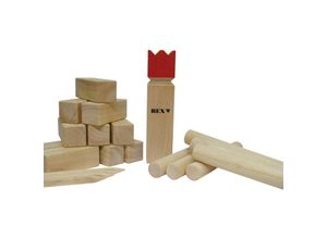 7392601110114 - Bex Kubb-Spiel original mit rotem König Natürlich