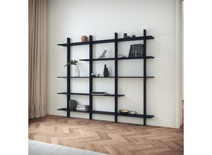 7394084087198 - Bridge Regal Holzwerkstoff 224x190 cm Black