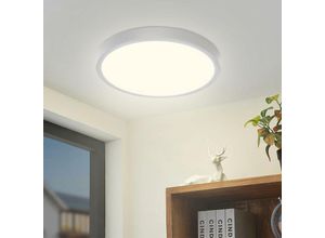 7398046930706 - ZMH Led Deckenleuchte Rund Flach Deckenlampe 24W Modern Led Lampe IP44 Wasserfest für Küche Büro Wohnzimmer Badezimmer KinderzimmerUltra Dünn Ø 23 x