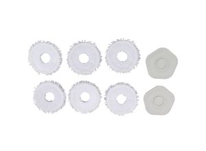 7403279459754 - Eosnow Mopptücher für Dreame Bot W10 W10 Pro Staubsauger Reinigungspads Mopppads Ersatz mit Halter