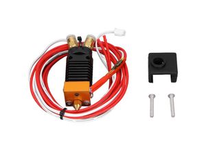 7403279577380 - Eosnow - 2 In 1 Out Hotend Kit 2 Farben Metall 12V 3D Drucker Extruder mit Silikon Abdeckung Schrauben für Ender 3 für CR10S Pro24V