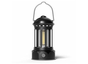 7403279580373 - Eosnow - cob Camping Laterne Retro abs Verchromtes Eisen Tragbare Camp Lampe für Outdoor Angeln