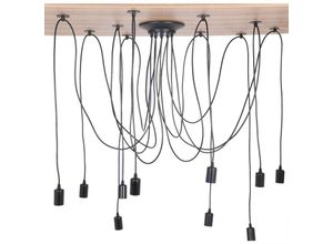 7403279602808 - 10-Kopf-Pendelleuchtenhalter im industriellen Vintage-Stil Deckenlampen-Aufhänger - Eosnow