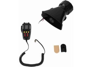 7403279612739 - Alarmhorn-Lautsprecher 7 Sirenentöne 12 v 100 w Auto-PA-Mikrofonsystem 200 dB - Eosnow