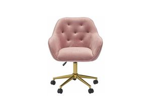 7425319832853 - Netfurniture - Chopin Office Chair Pink - Rosa