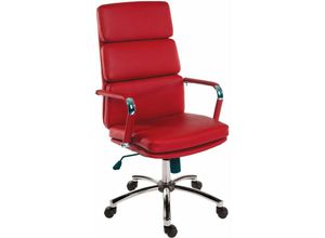 7425320149117 - Netfurniture - Burro Executive Office Chair Red Red - Rot