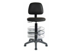 7425320168132 - Netfurniture - Zayn Classic Blaster pu Black Office Stuhl - Schwarz